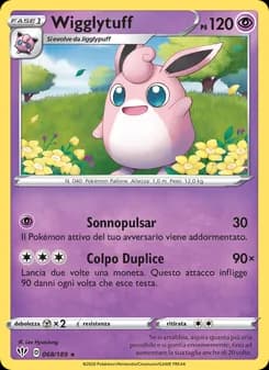 Wigglytuff card in Italian