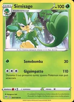 Simisage card in Italian