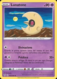 Lunatone card in Italian