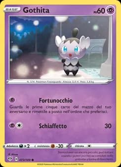 Gothita card in Italian