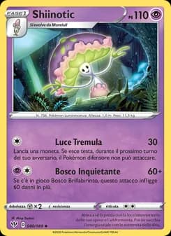 Shiinotic card in Italian