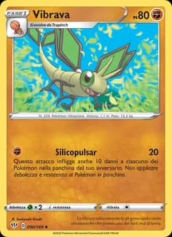 Vibrava card in Italian