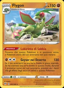Flygon card in Italian