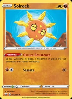 Solrock card in Italian