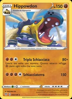 Hippowdon card in Italian