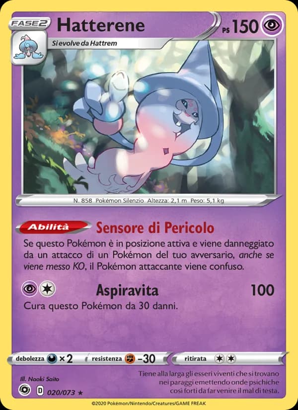 Hatterene card in Italian