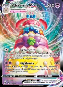 Alcremie VMAX card in Italian