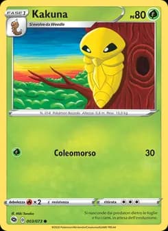Kakuna card in Italian