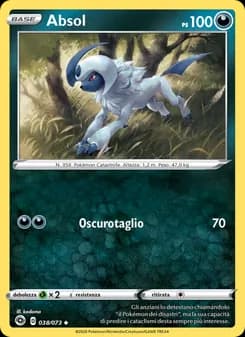Absol card in Italian