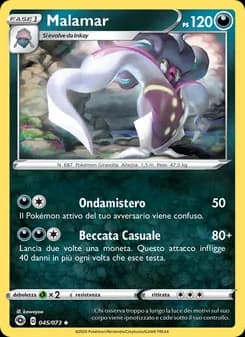 Malamar card in Italian