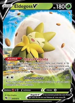 Eldegoss V card in Italian