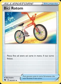 Bici Rotom card in Italian