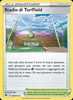 Stadio di Turffield card in Italian