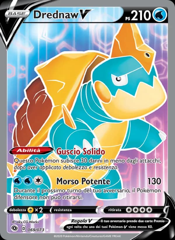 Drednaw V card in Italian
