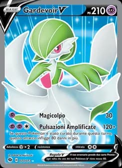 Gardevoir V card in Italian
