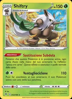 Shiftry card in Italian