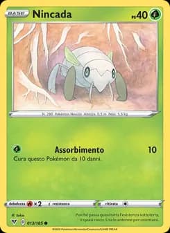 Nincada card in Italian