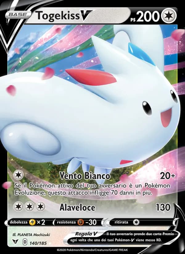 Togekiss V card in Italian