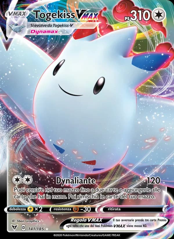 Togekiss VMAX card in Italian