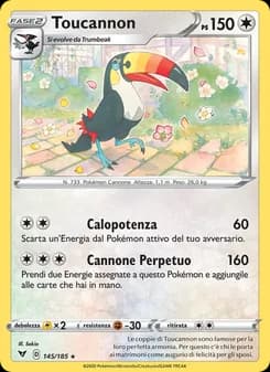 Toucannon card in Italian