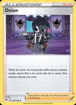 Onion card in Italian
