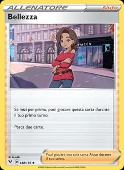 Bellezza card in Italian