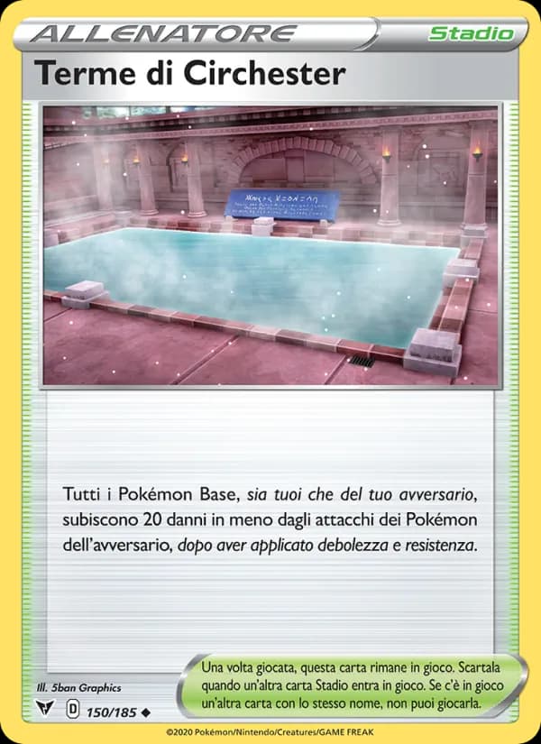Terme di Circhester card in Italian