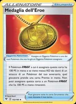 Medaglia dell'Eroe card in Italian