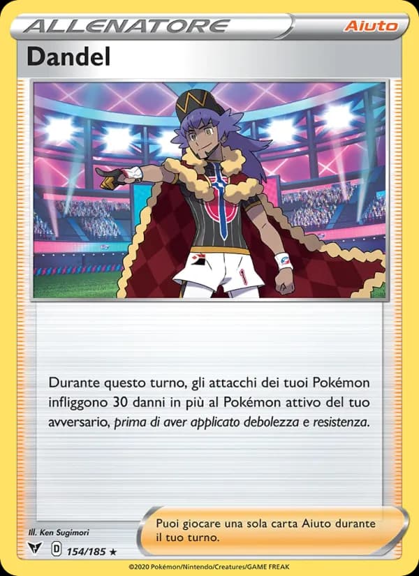 Dandel card in Italian