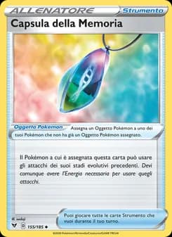 Capsula della Memoria card in Italian