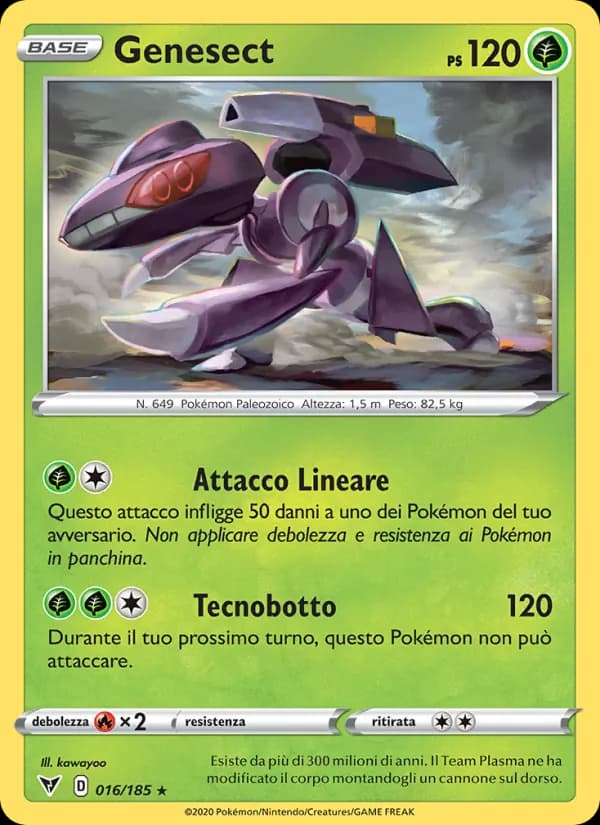 Genesect card in Italian
