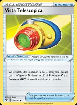 Vista Telescopica card in Italian