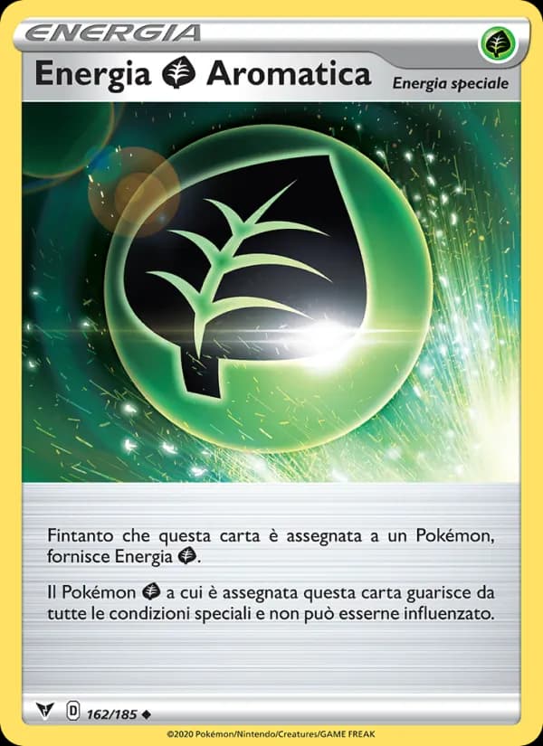 Energia Grass Aromatica card in Italian