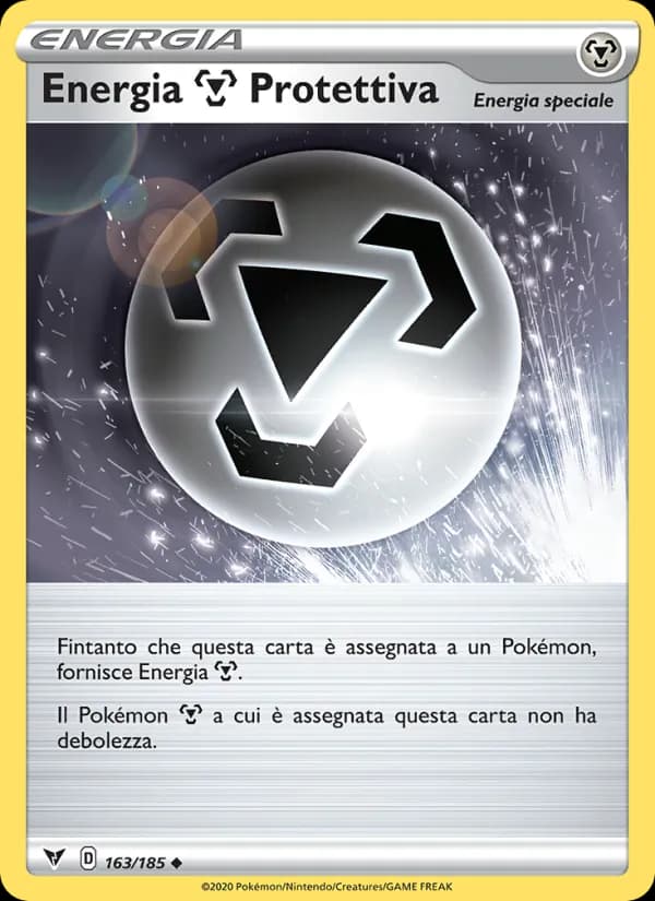 Energia Metal Protettiva card in Italian