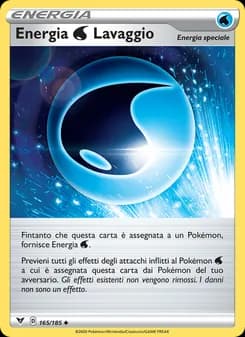 Energia Water Lavaggio card in Italian