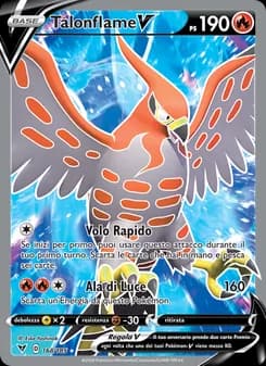 Talonflame V card in Italian