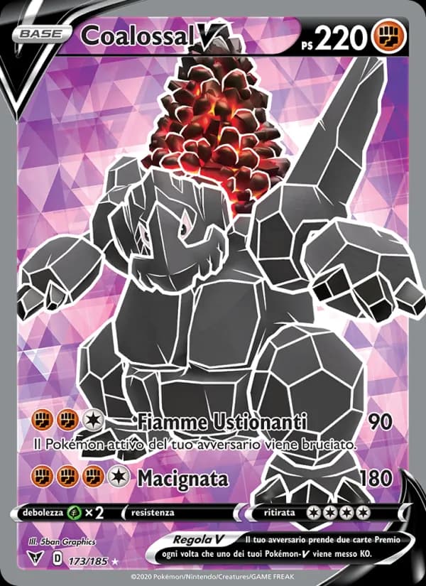 Coalossal V card in Italian