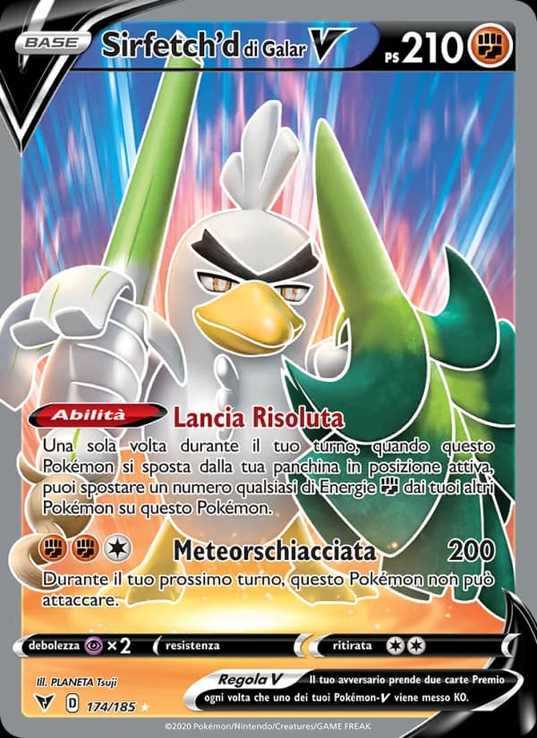 Sirfetch'd di Galar V card in Italian