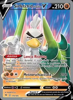 Sirfetch'd di Galar V card in Italian