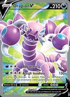 Drapion V card in Italian