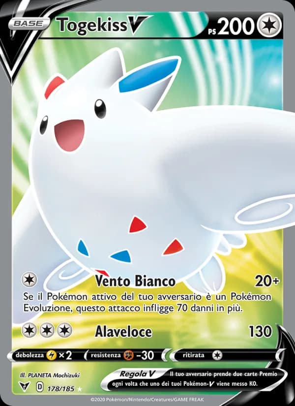Togekiss V card in Italian