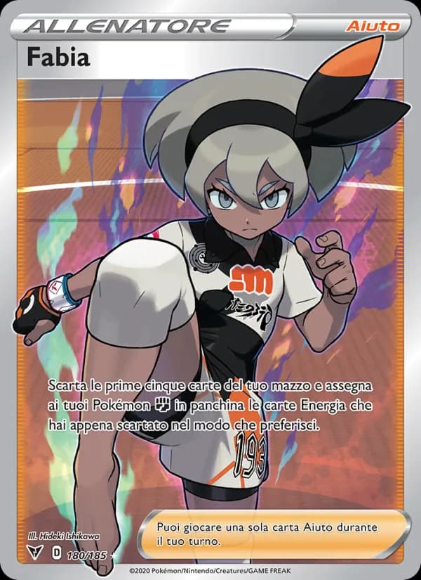 Fabia card in Italian