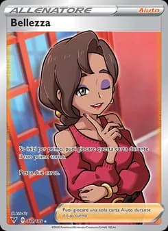 Bellezza card in Italian