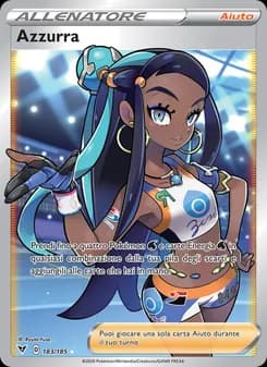 Azzurra card in Italian