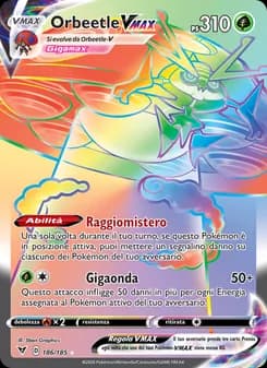 Orbeetle VMAX card in Italian