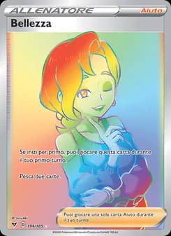 Bellezza card in Italian