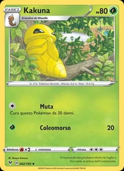 Kakuna card in Italian
