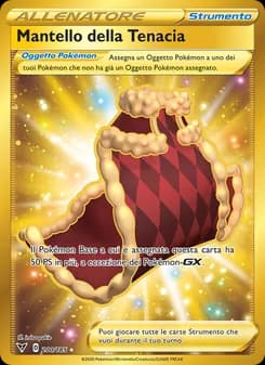 Mantello della Tenacia card in Italian