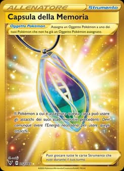 Capsula della Memoria card in Italian
