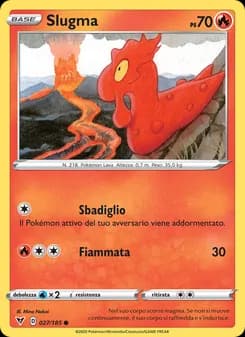 Slugma card in Italian